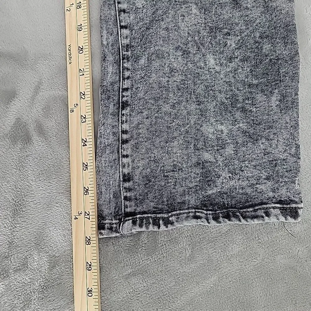 Smoke & Ash Mens Moto Jeans Measures Size 42x28 Gray Reinforced Straight Stretch